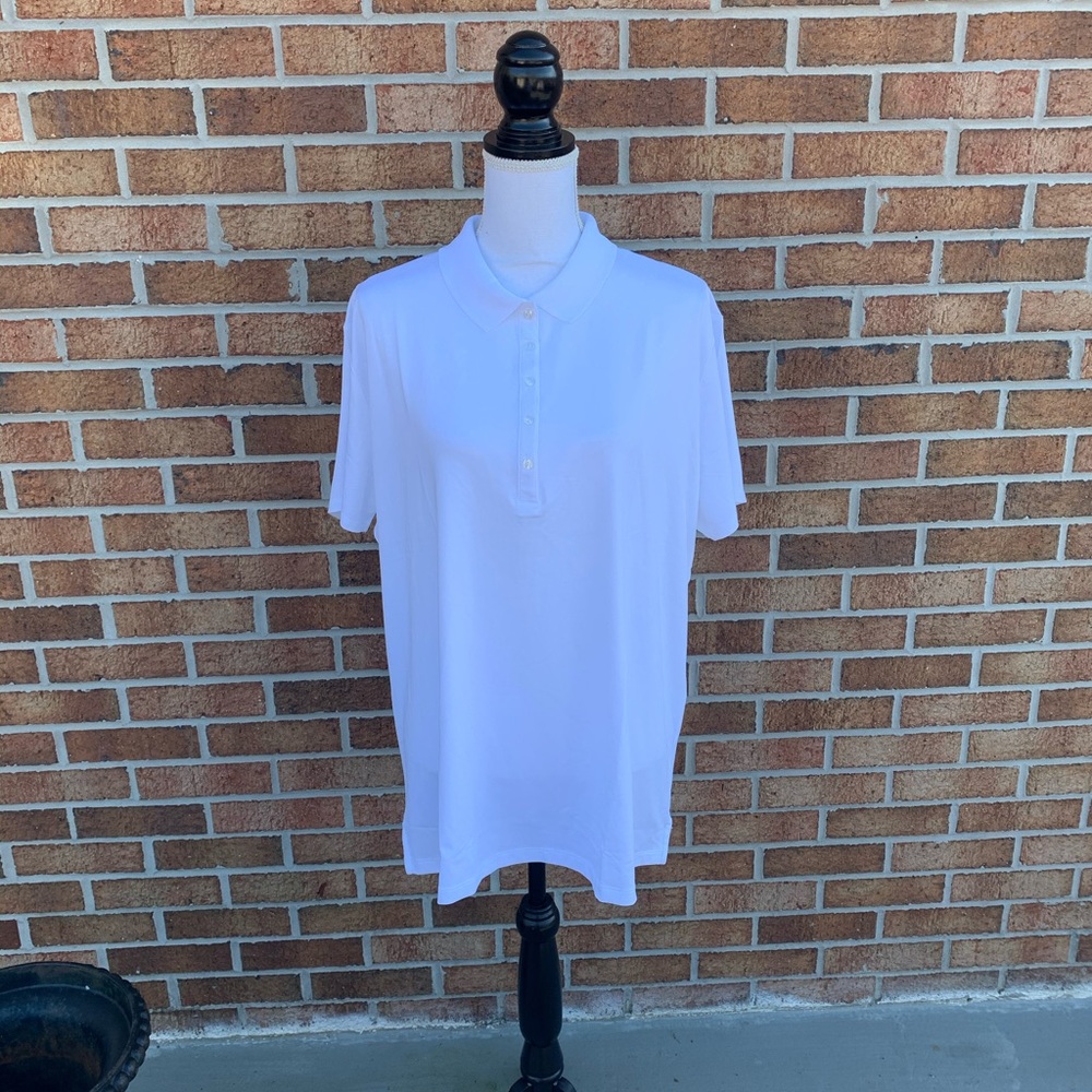 New Callaway XXXL White Polo Collared Shirt